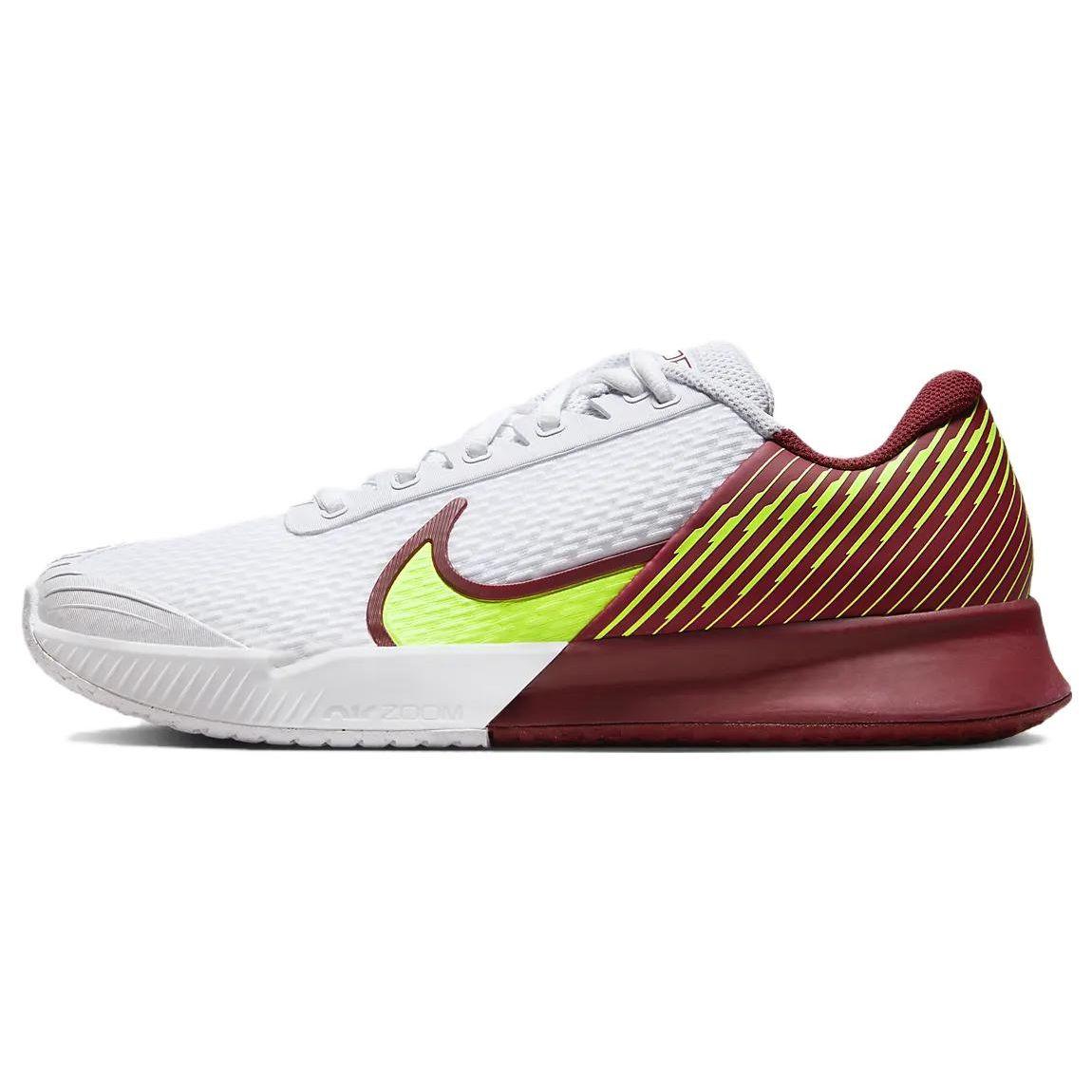 Nike Court Air Zoom Vapor Pro 2 HC White Red Lime Blast Men s Tennis Shoes DR6191-104 EU 40