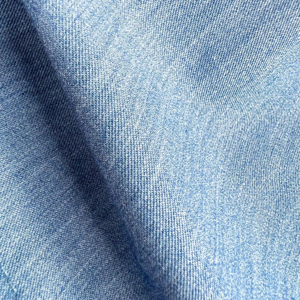 High Waist Thin Medium And Long Split Hip Wrap Skirt Women's Summer Solid Color Versatile Slim Denim Fishtail Skirt