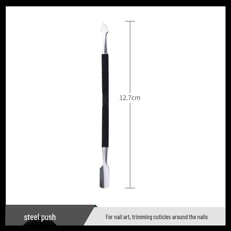 Stainless Steel Nail Clippers & Cuticle Remover Set: Polisher, Double-Ended Pusher, Eagle Beak Pliers for Manicure.