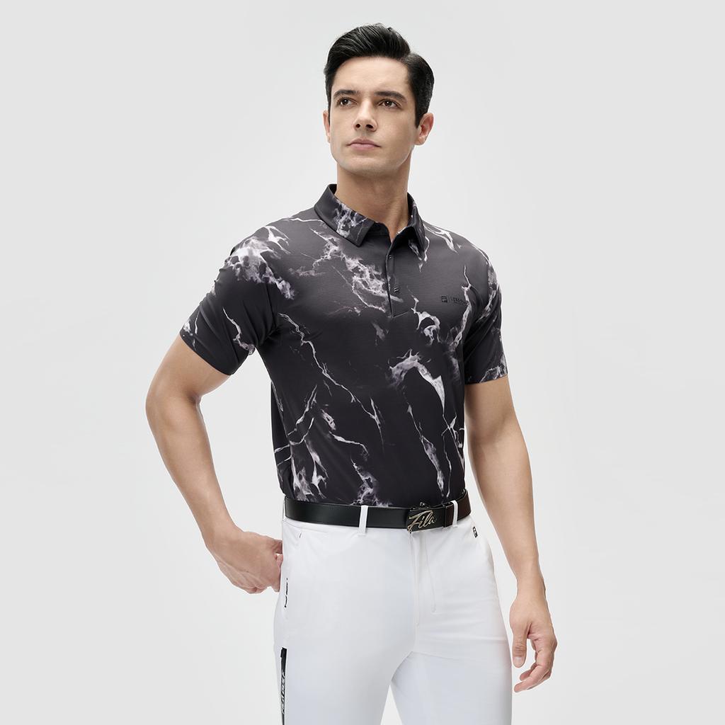 New FILA Polo Shirts Men's All Over Print A11M435128FZA