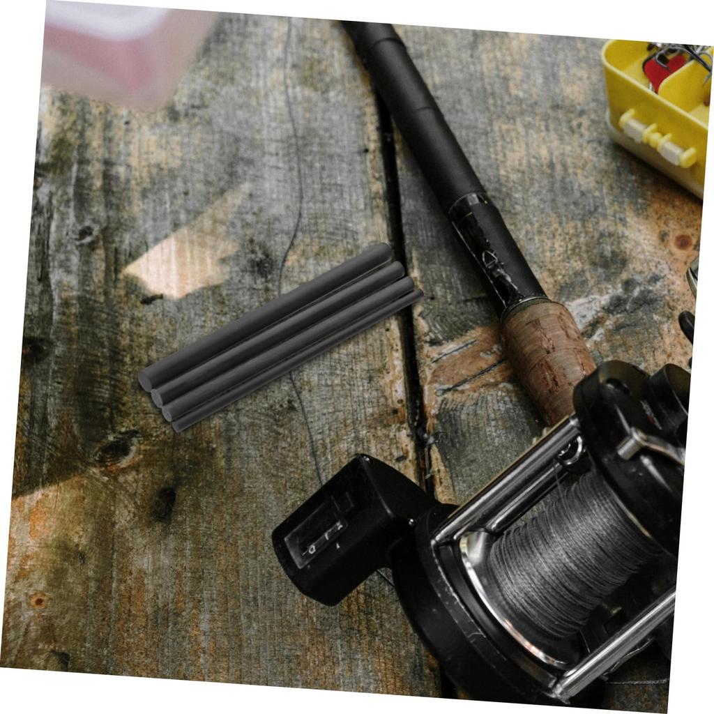 NUOLUX 4-Piece Carbon Fiber Lightweight Lure Rod Repair Kit, Repair Broken Fishing Rod Connections, Stable and Durable Fishing Accessories