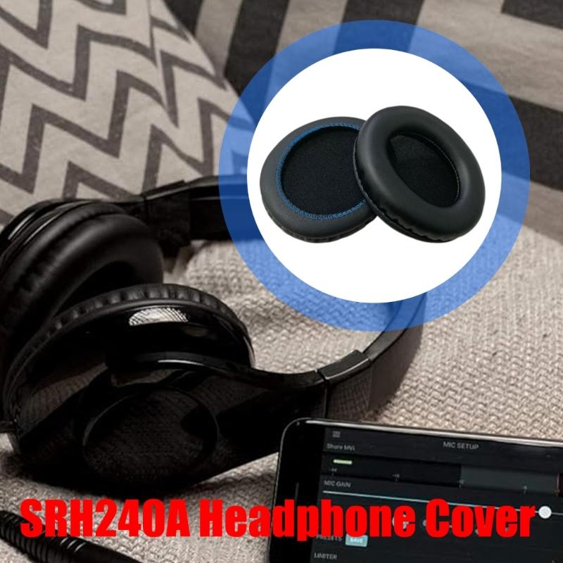 Replacement Protein Leather Earpads Ear Pad For SRH240A Headphones Ear Cushions Earmuffs Ear Cover
