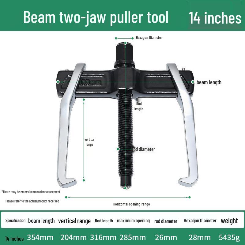 Cold Quenched Dual-Jaw Bearing & Pulley Puller Tool