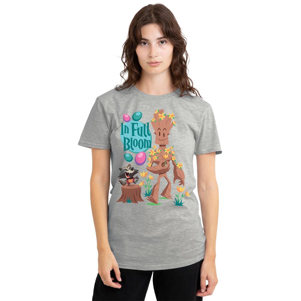 Guardians Of The Galaxy Womens/Ladies Bloom Heather T-Shirt