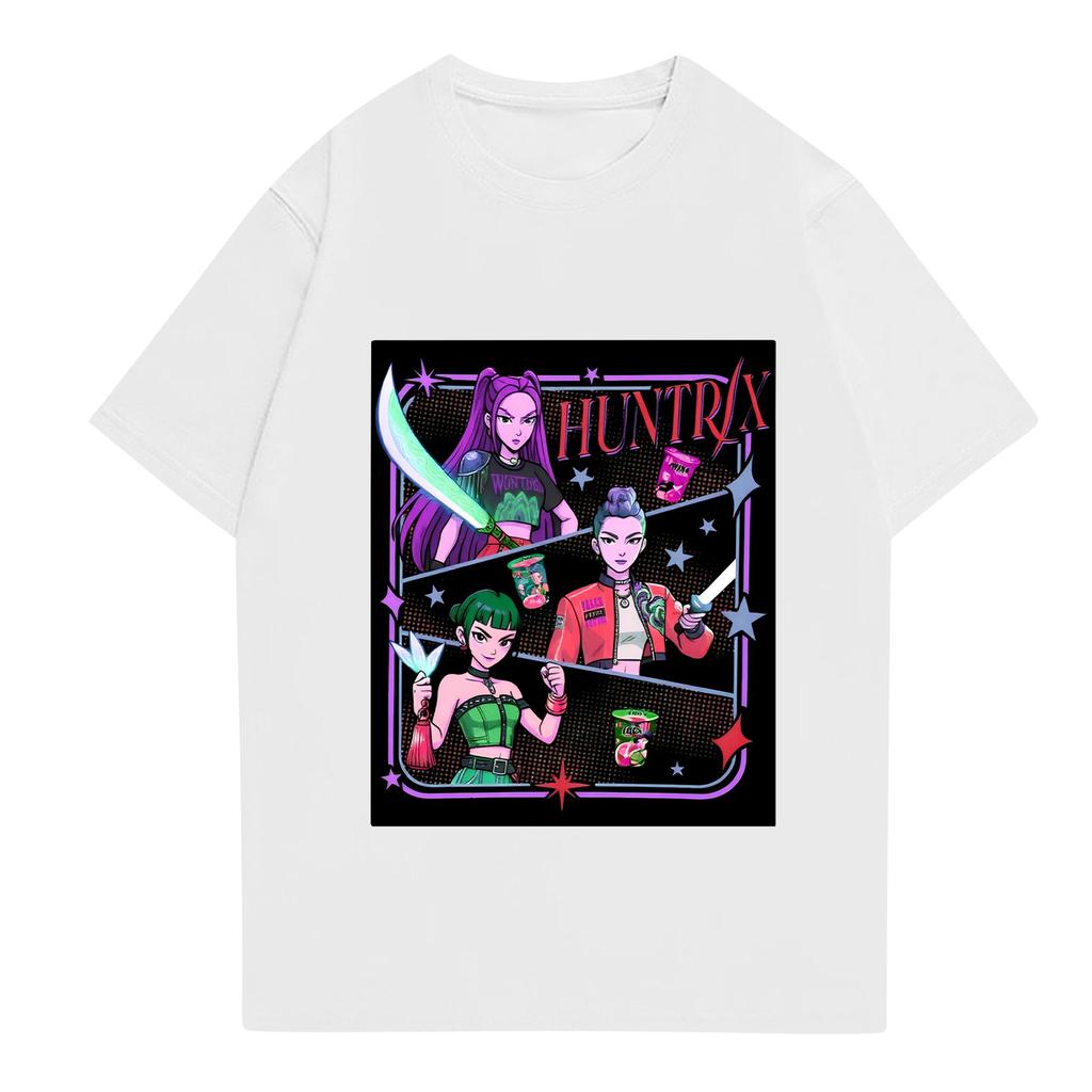 Kid's Anime Printed Short Sleeved T-shirt
