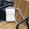 Chic Square Phone Bag: Lychee Grain Embossed, Versatile Solid Color Crossbody for Women 2025