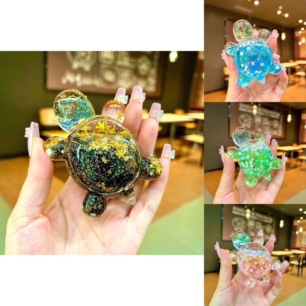 Large Glow Colorful In The Dark Glittering Turtle Figurine Perfect For Unique Occasions Gift