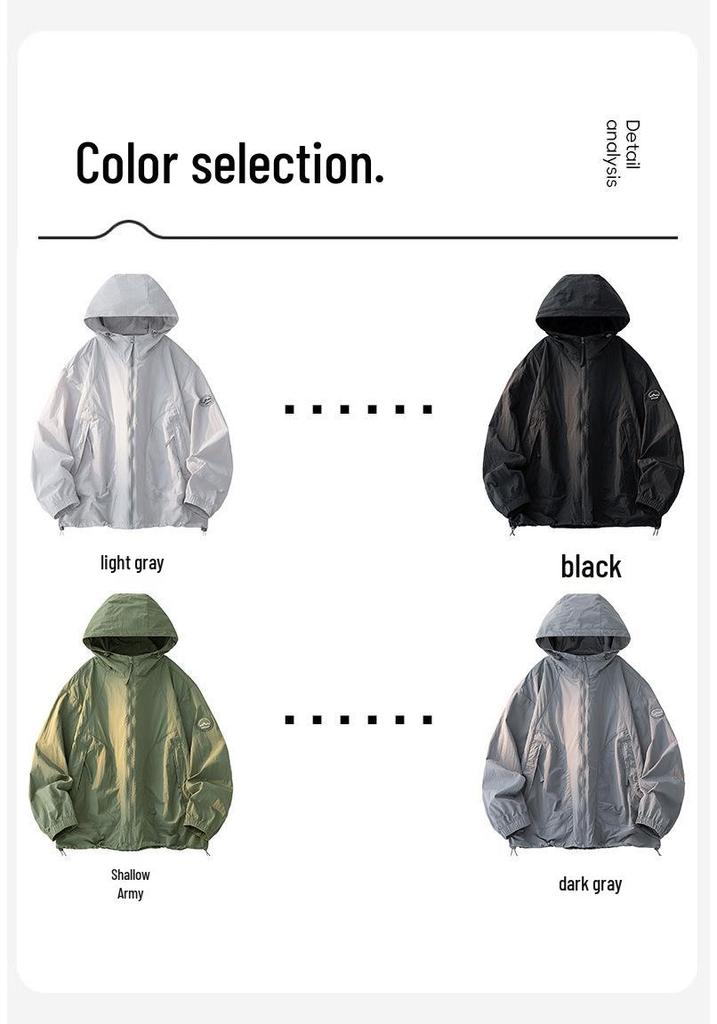 Men's UPF50+ Cooling Summer Hooded Jacket: Quick-Dry, Breathable, Lightweight, New 2026 Fishing Clothing