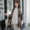 Plaid Scarf for Women Autumn and Winter Warm Tassel New Style Imitation Cashmere Scarf for Men and Women Universal Couple Style