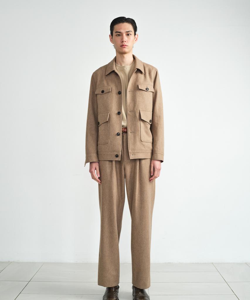 Bibeleude Classic Wool Trouser Brown