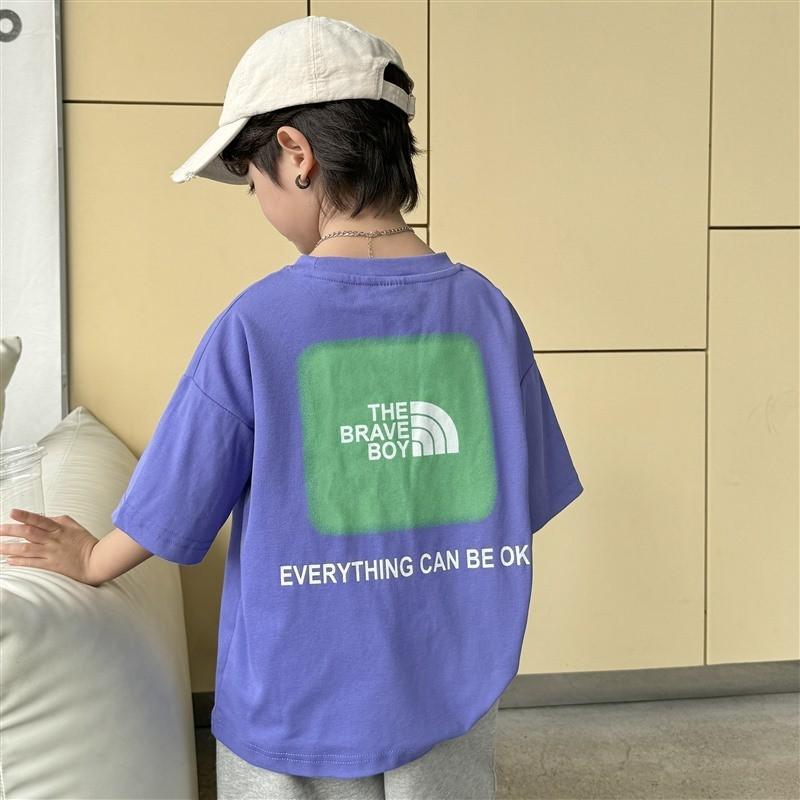 New Boys' Short sleeved Boys' T-shirt