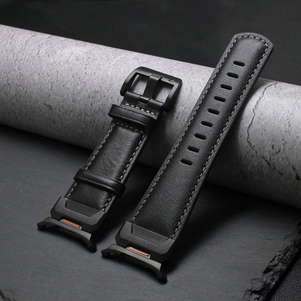 Leather Business Band For Samsung Galaxy Ultra Watch 47mm Quick Fit Strap Correa For SAMSUNG GALAXY ULTRA 7 47MM Luxury Bracelet
