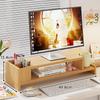 Adjustable Desktop Monitor Riser with Drawer Storage & Laptop Stand