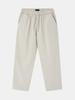 IKALOOK Women'S Linen Washed Spandex Elastic Waist Pants Cpt109W