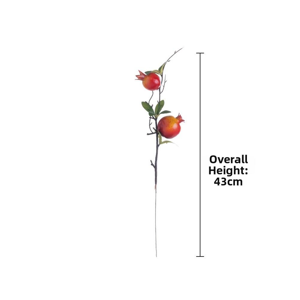 Realistic Design Pomegranate Flowers Artificial Flowers
