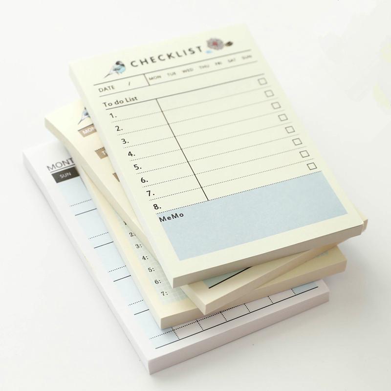 1pcs Kawaii Weekly Monthly Work Planner Book Diary Agenda For Kids Student School Supplies Back To School Back To School