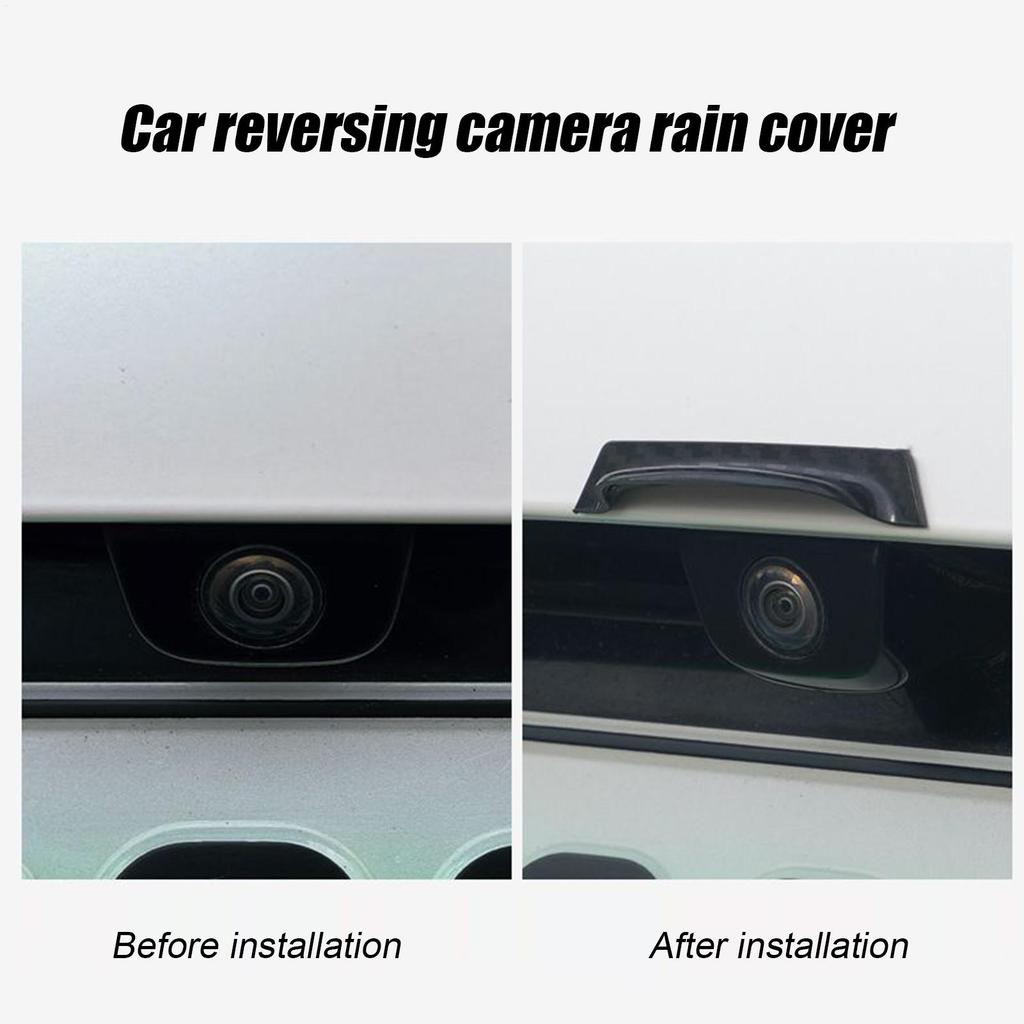 Rear Camera Rain Shield For Car Reversing Camera Rain Cover 360 Degree View Trim Modification Anti-Rain Protective Shield