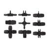 Capillary Fittings Set: 8/12 Straight, Elbow, Tee, 9/12 Connector, Garden Irrigation Auto-Watering