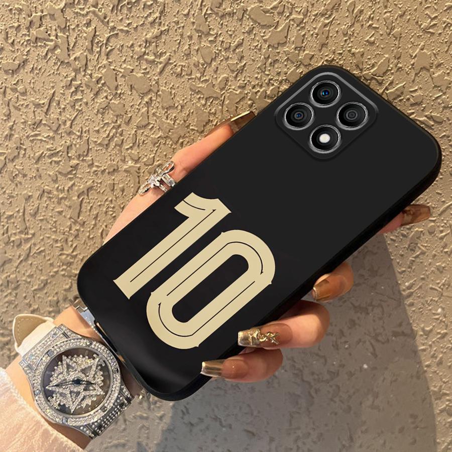Football Numbers Case for Honor 90 Magic5Lite X6 X5b X8 70 X7 X9a 200 400 Lite 8X Funda Phone Cover