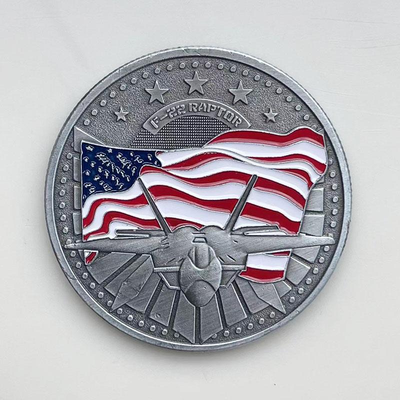 

US Fighter F-22 Commemorative Coin Collection Coins