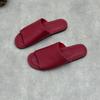 Johnature Retro Genuine Leather Flat Slippers Leisure Versatile Peep Toe Soft Sole Women's Outdoor Slides