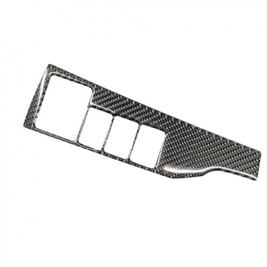 Carbon Fiber Interior Headlight Control Cover Trim For Toyota Corolla 2014-18