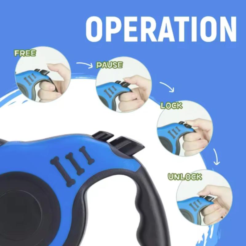 Automatic Retractable Dog Leash 3m/5m Nylon Lead for Small Dogs Durable Puppy Traction Rope for Outdoor Travel Walking Hiking