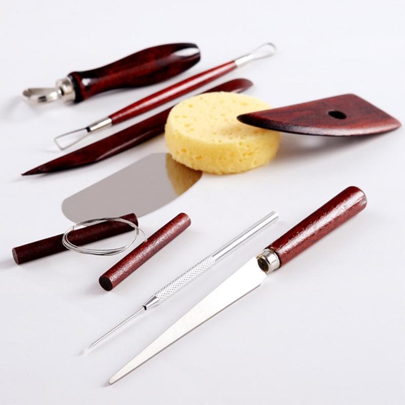 15 Pcs Clay Sculpting Tool Pottery Sculpting Tool Clay Carving Tool Set for Modelings Sculpture Trimming Shaping