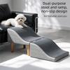 Foldable Multifunctional Pet Ramp Adjustable Dog Stairs Foldable Dog Ramp  Small Breed Animal