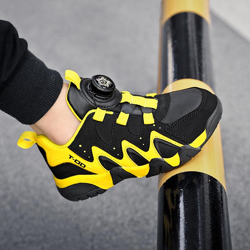 28-40 Children's Plus Size Simple and Stylish Rotating Buckle Outdoor Sports Shoes Casual Shoes Running Shoes