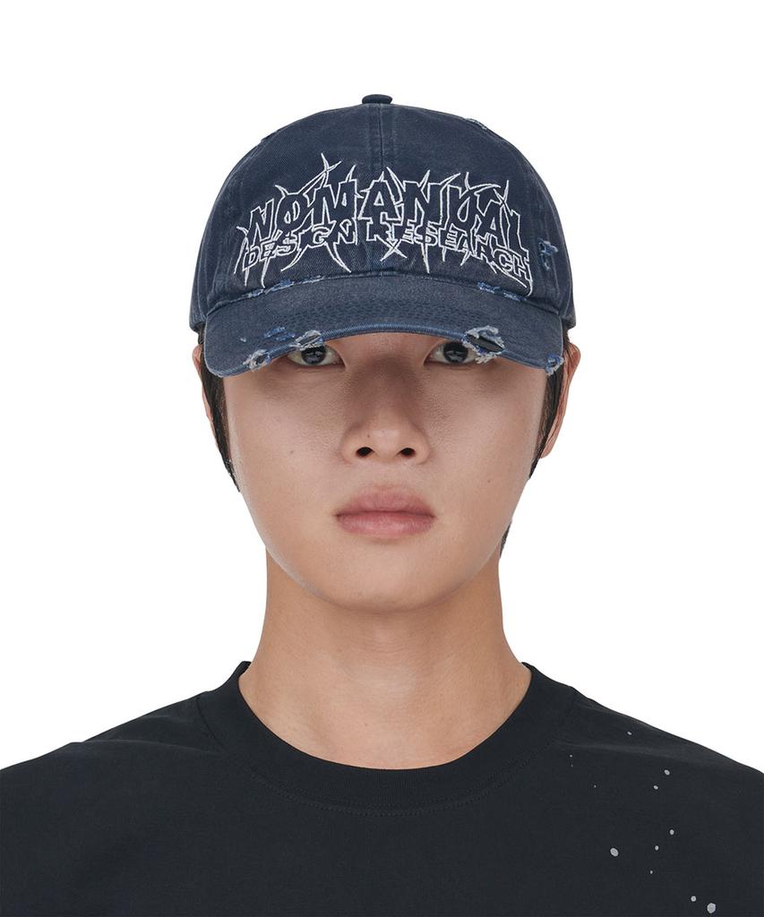 Nomaenyueol Slash Ball Cap - Washed Navy