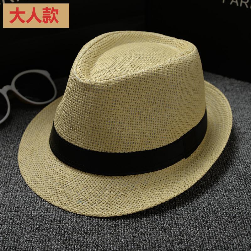 [Papyrus] Parent-Child Model, Panama Solid Color Jazz Hat, Children'S British Top Hat, Male And Female Couples Model