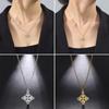 Celtic-Knot Pendant Clavicle Chain Unique Witch Knot Necklace for Women Birthday
