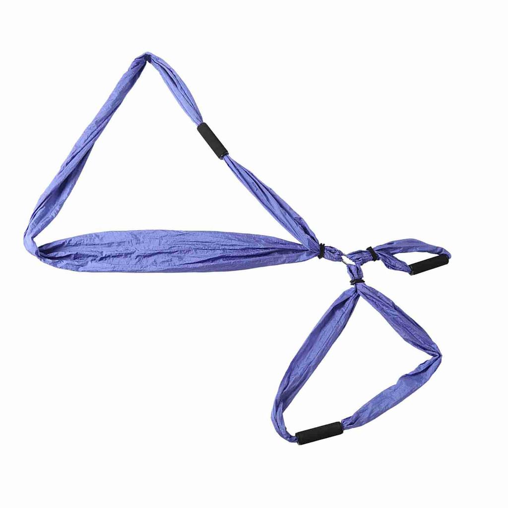 Aerial   Fitness Hanging Grip Inversion Trapeze Swing Sling Hammock(Blue Green)