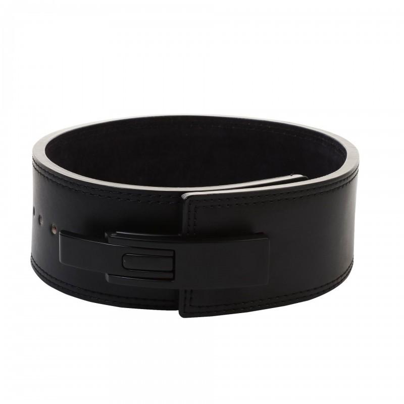 Weightlifting Training Sports Belt Cowhide Fitness Hard-drawn Squat Protective Gear black