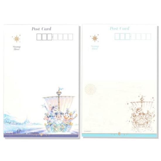 Mickey Friends Postcard Set DisneySea 20th Anniversary Grand Time to Disney Merchandise Souvenir & (2 Postcards) [Tokyo Exclusive] Finale Shine!