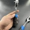 AGE 72-Tooth Ratchet Socket Wrench with Bent Handle - Multifunctional Quick Repair Tool for Various Sizes