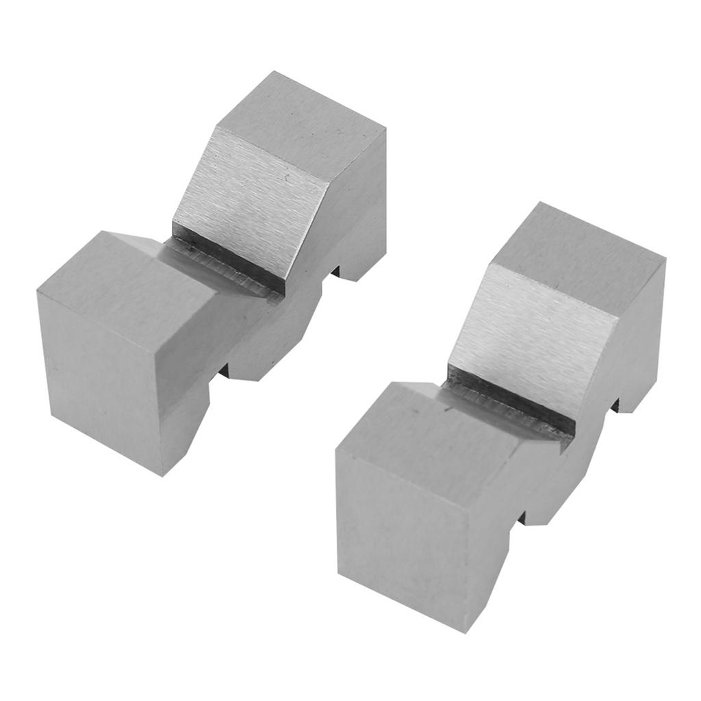 2Pcs High Accuracy Carbon Steel M Type V Block 50mm For Platform Measurement
