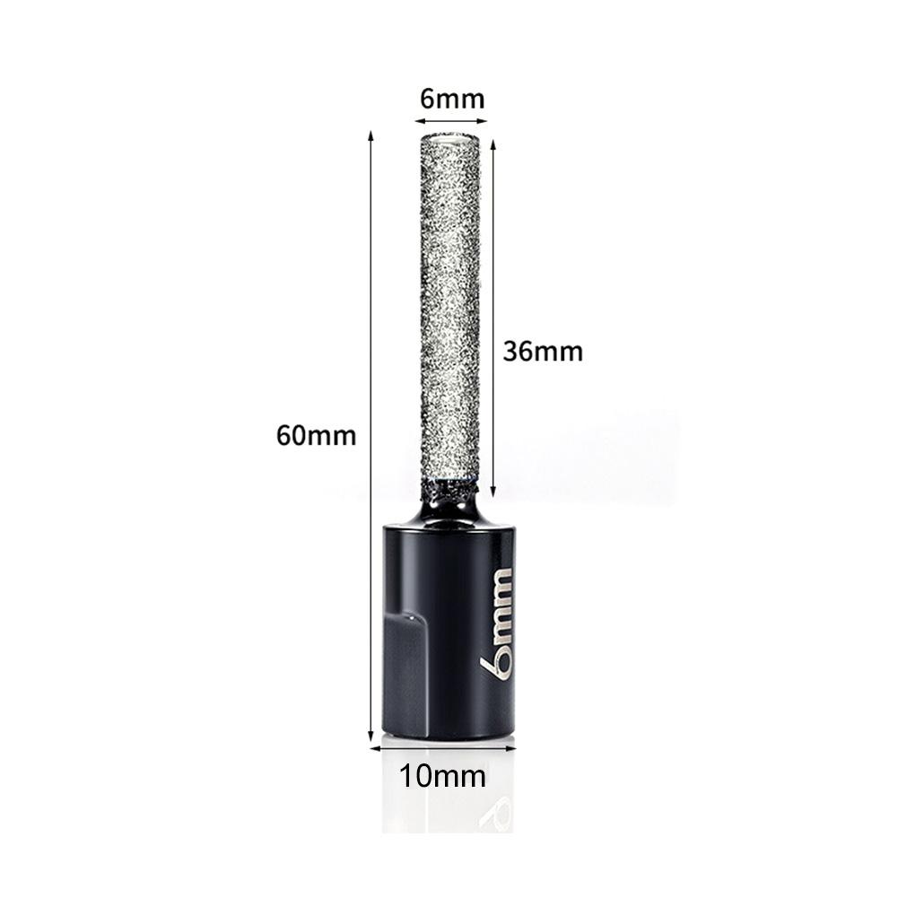 1pc 6-12mm M10 Thread Vacuum Brazed Emery Drill Bit Hole Opener For Angle Grinder For Ceramic Tile Granite Marble