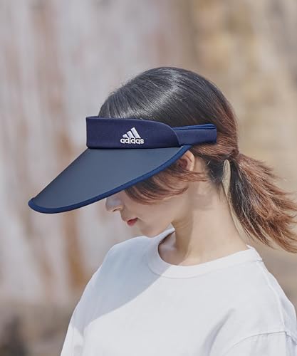 Adidas ADW MAETATE CLIPVISOR Visor, Women's, Navy OSFX (57-60cm)