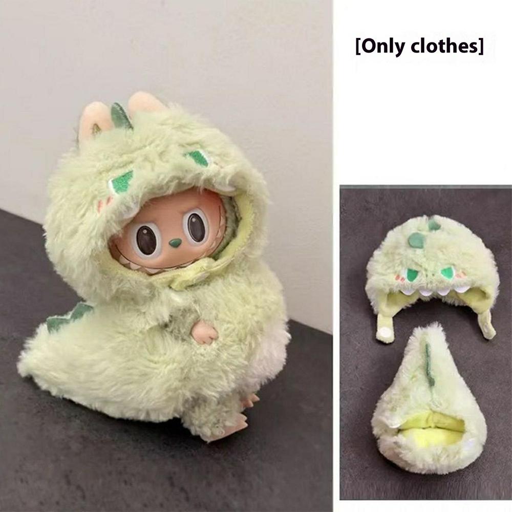 17cm Doll Clothes Cute Dolls Outfit Accessories for Plush Toys/Figures (No Doll)