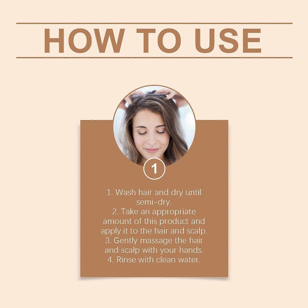 Hoegoa Feuchtigkeitsspendende Styling-Lotion für lockiges Haar Spendet Feuchtigkeit und hydriert, um natürliches und voluminöses lockiges Haar zu kreieren. Tägliche Haarpflegelotion