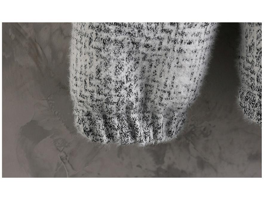 Trendiger zweiteiliger Mantel aus Kunstwolle mit Samtfutter für Herren