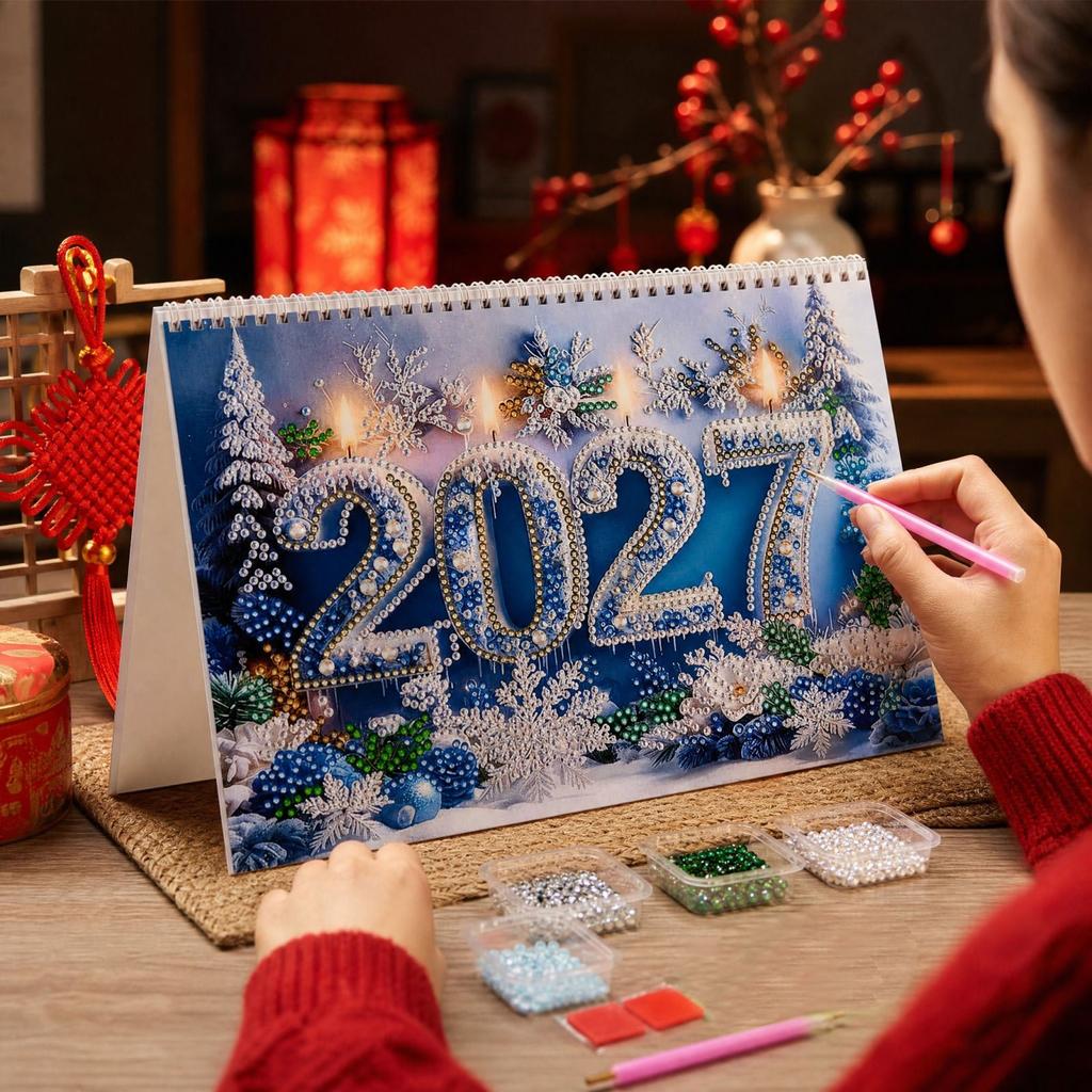 2027 Calendar, Seasonal Wall Calendar With, Creative Gift 21 17 Cm