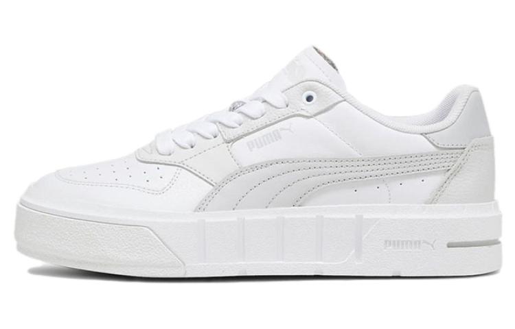 PUMA Cali Court Кожаные Белый Прохладный Светло-Серый Женские 393802-08 35.5
