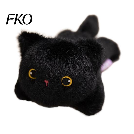 Fluffy Car Dashboard Toy Plush Magnetic Ornament, 15cm Soft Stuffed Animal Decor for Center Console Dashboard, Rearview Mirror, Refrigerator,