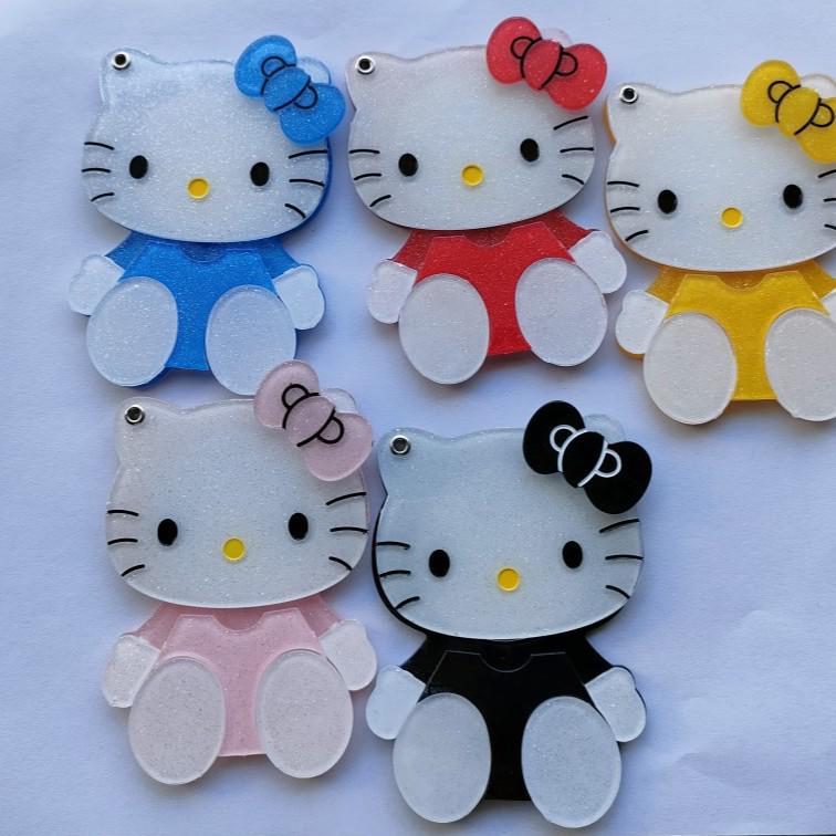 Hello Kitty Rotating Heart Vanity Mirror - Portable Cartoon Makeup Mirror Medium розовый