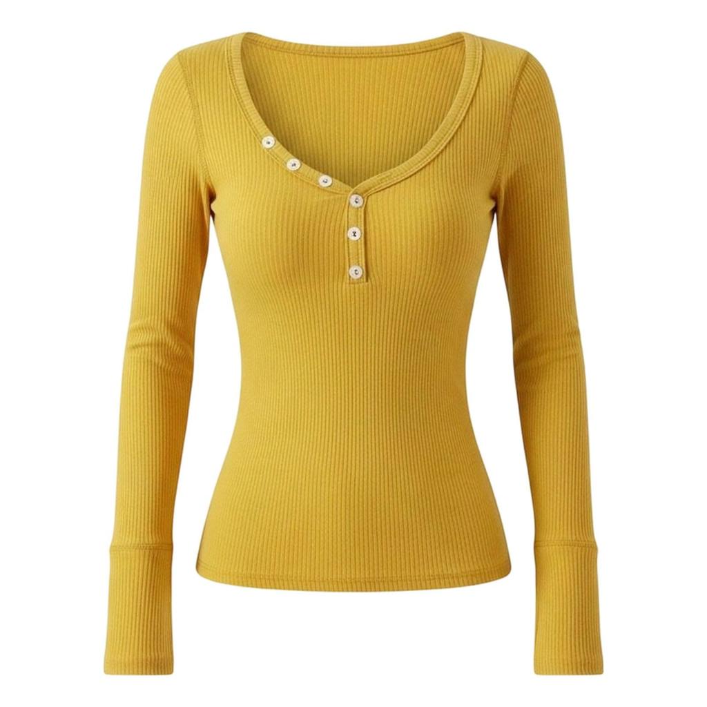 Button-Down-Oberteile für Damen Langarm V-Ausschnitt Blusen Business Casual