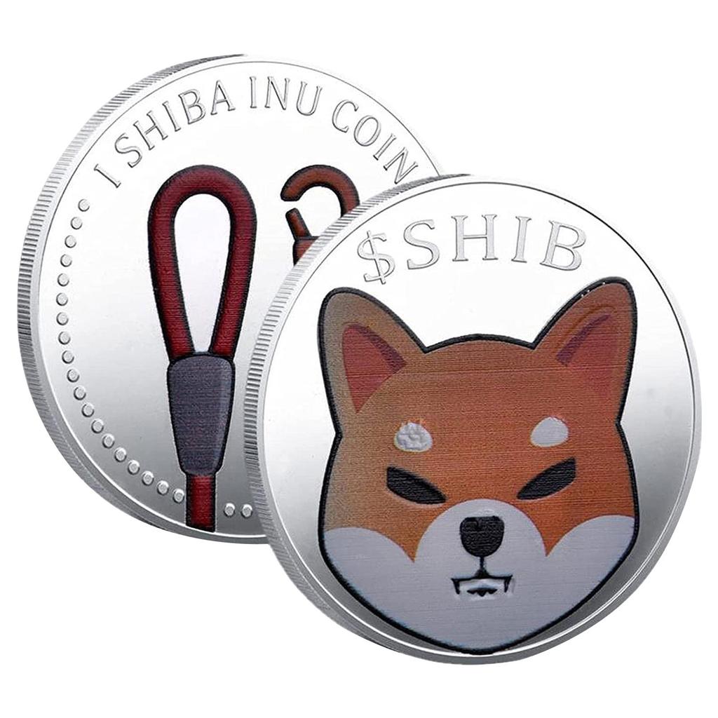 Acheter Nikitas Shiba Inu – pièce de monnaie commémorative en relief,  couleur, cadeau de Collection | Joom