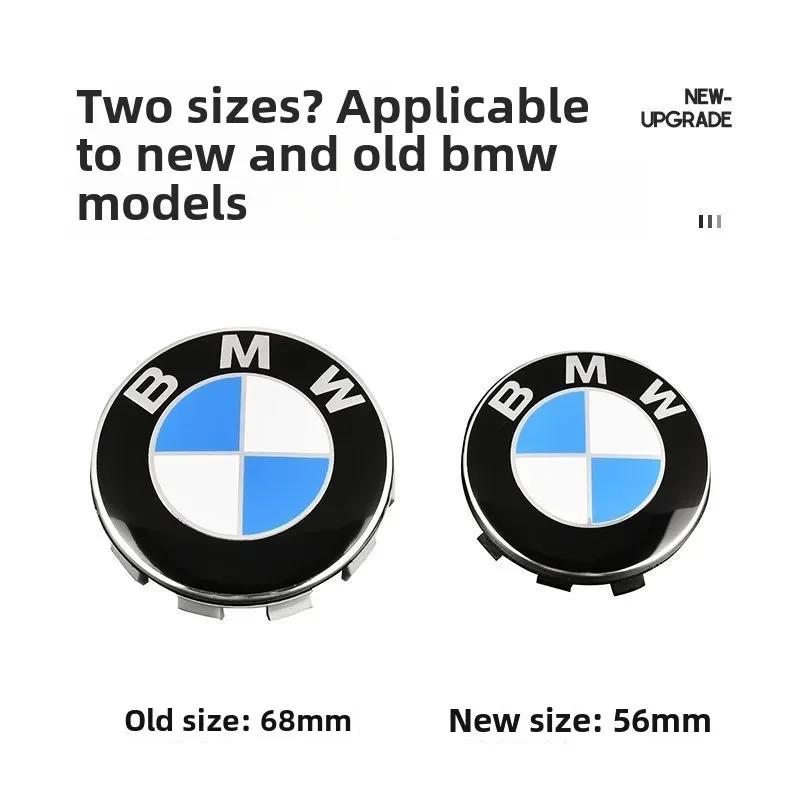 For BMW New 2025 4Pcs 56/68MM Car Wheel Center Hup Caps Wheel Cover For BMW M Performance X1 X2 X3 X4 F10 F30 F20 F25 E90 E46 E3